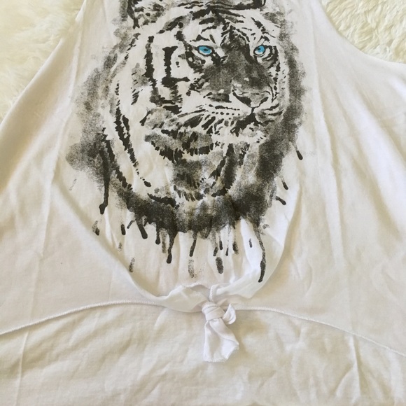 NWT Chaser sleeveless tiger graphic T-shirt - Picture 5 of 7